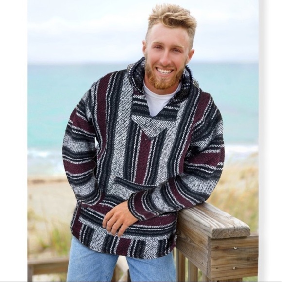 Earth Ragz Iguana Jack Baha Burgundy Pullover Sweatshirt - Picture 10 of 11